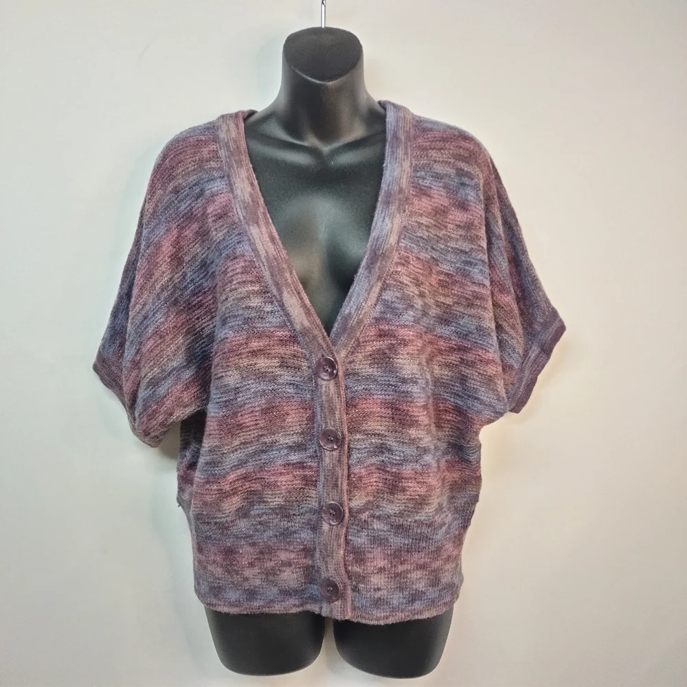 Dressbarn Women's Purple Sweater Cardigan Size L